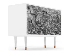 Aparador - 115x85x48 cm - BS4 - Departure, Blanco