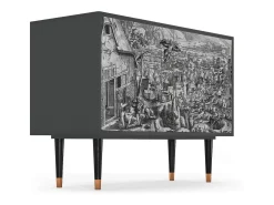 Aparador - 115x85x48 cm - BS4 - Departure, Antracita