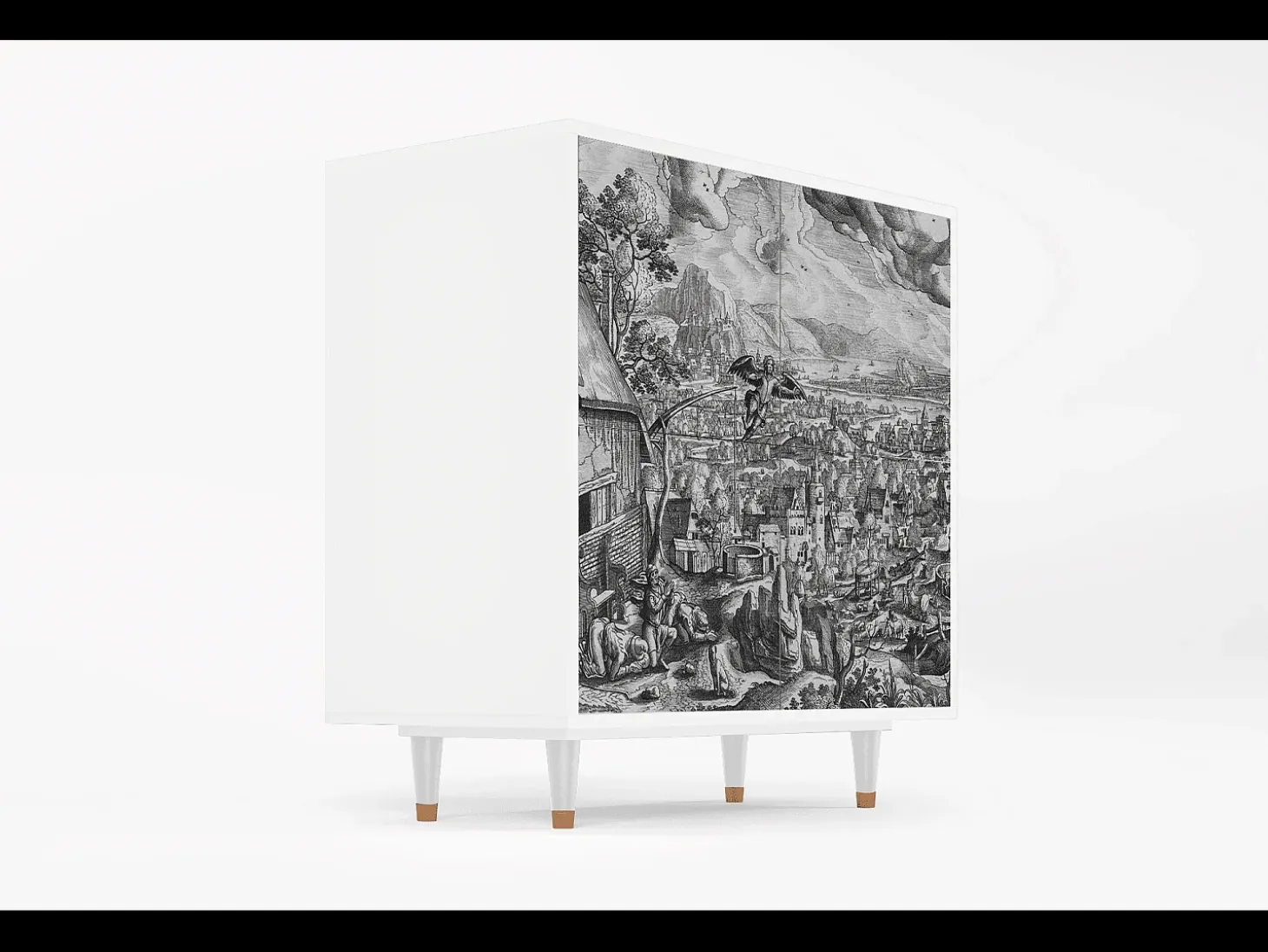 Aparador - 94x96x48 cm - BS3 - Departure, Blanco
