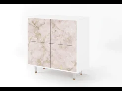 Aparador - 94x96x48 cm - BS3 - Dirty Roses, Blanco
