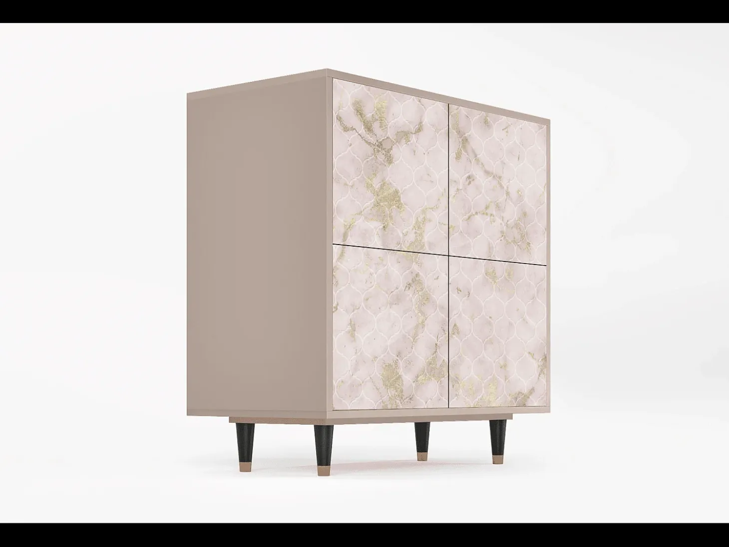 Aparador - 94x96x48 cm - BS3 - Dirty Roses, Latte