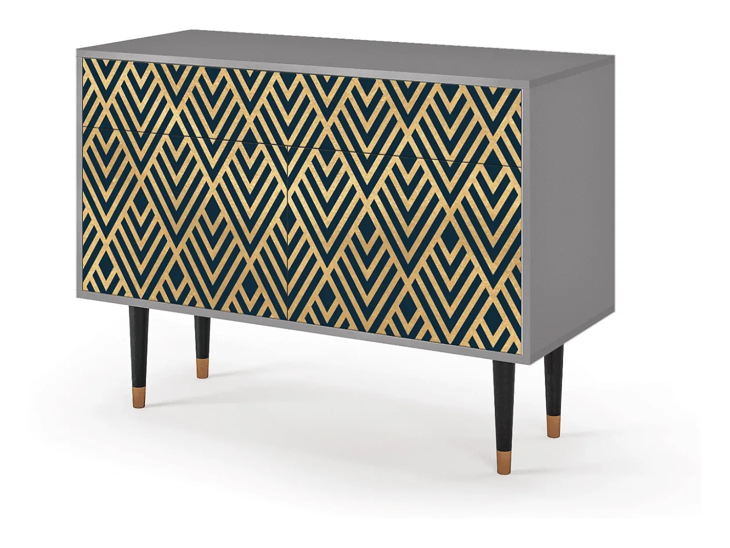 Aparador - 115x85x48 cm - BS4 - Egypt Triangles, Gris