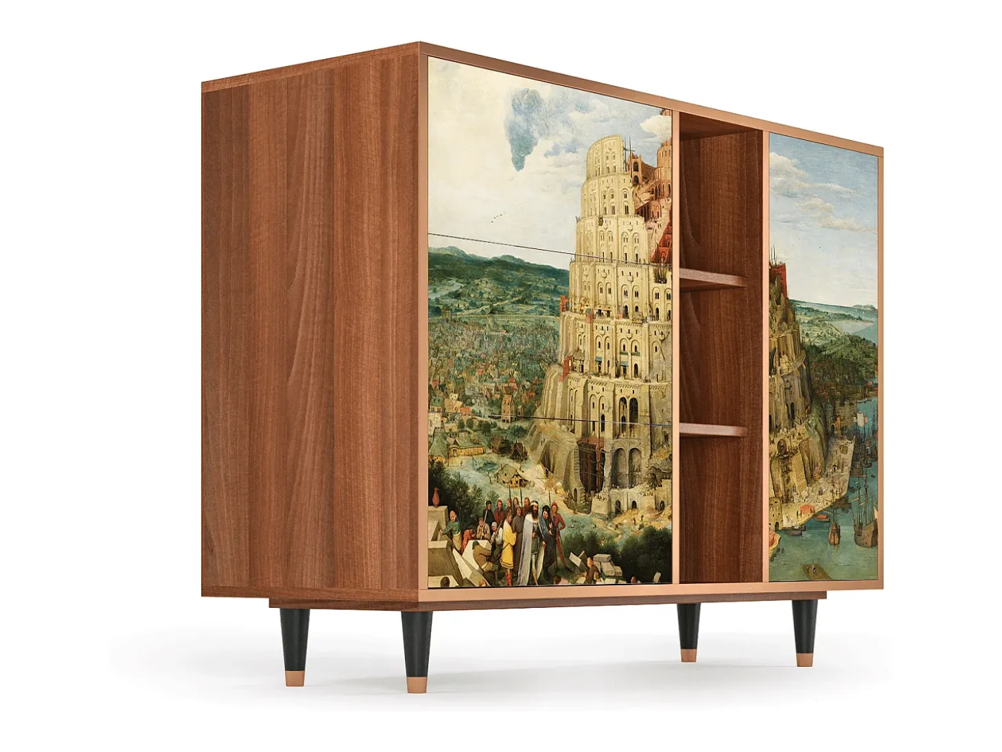 Aparador - 125x98x48 cm - BS2 - Elder The Tower, Nogal