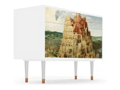 Aparador - 115x85x48 cm - BS4 - Elder The Tower, Blanco