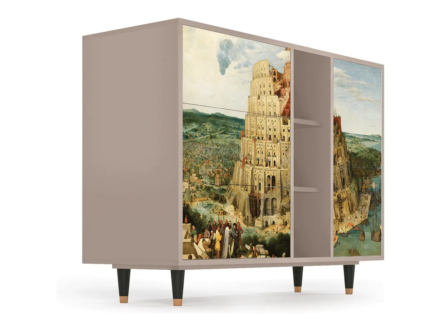 Aparador - 125x98x48 cm - BS2 - Elder The Tower, Latte