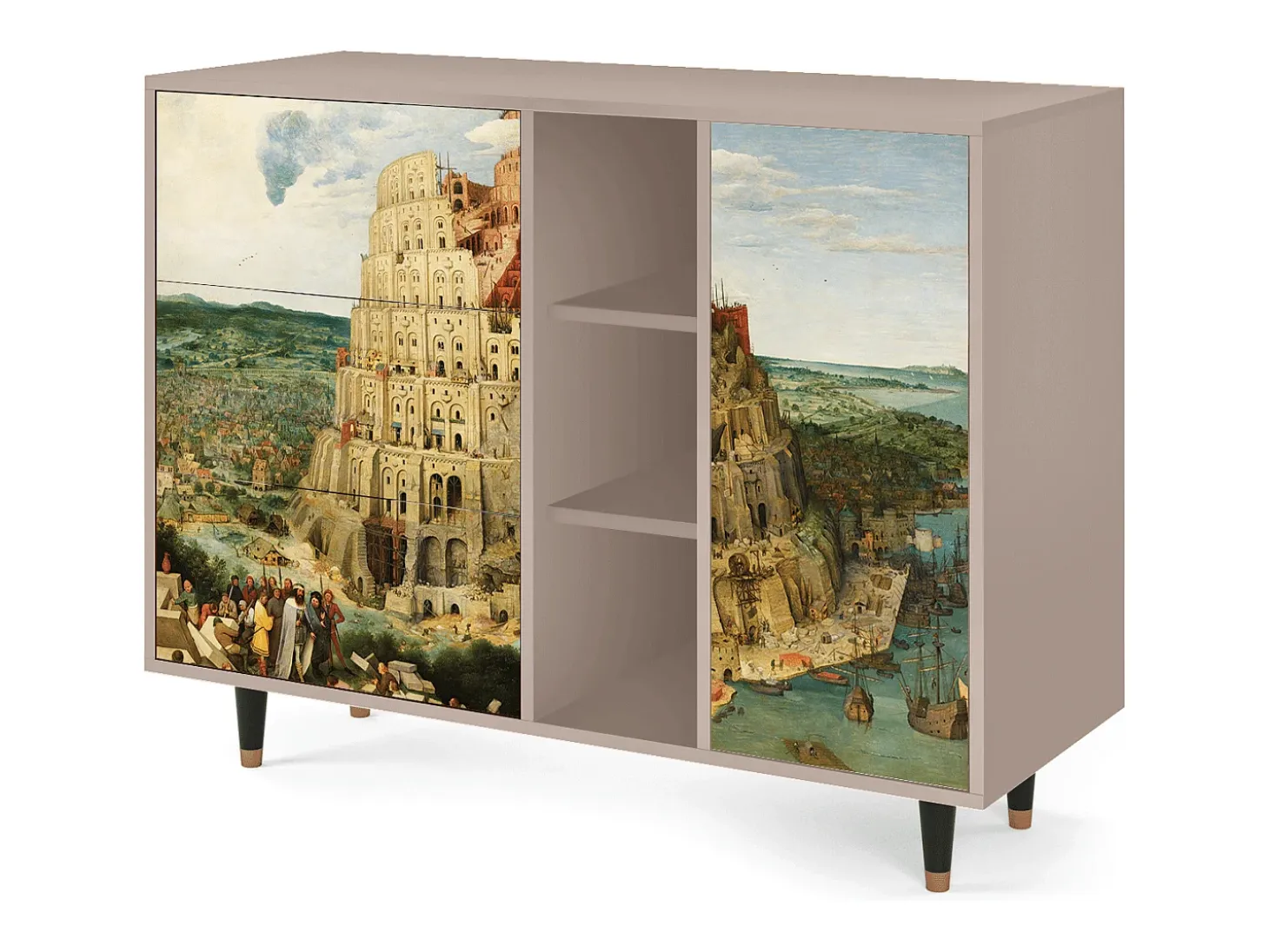 Aparador - 125x98x48 cm - BS2 - Elder The Tower, Latte