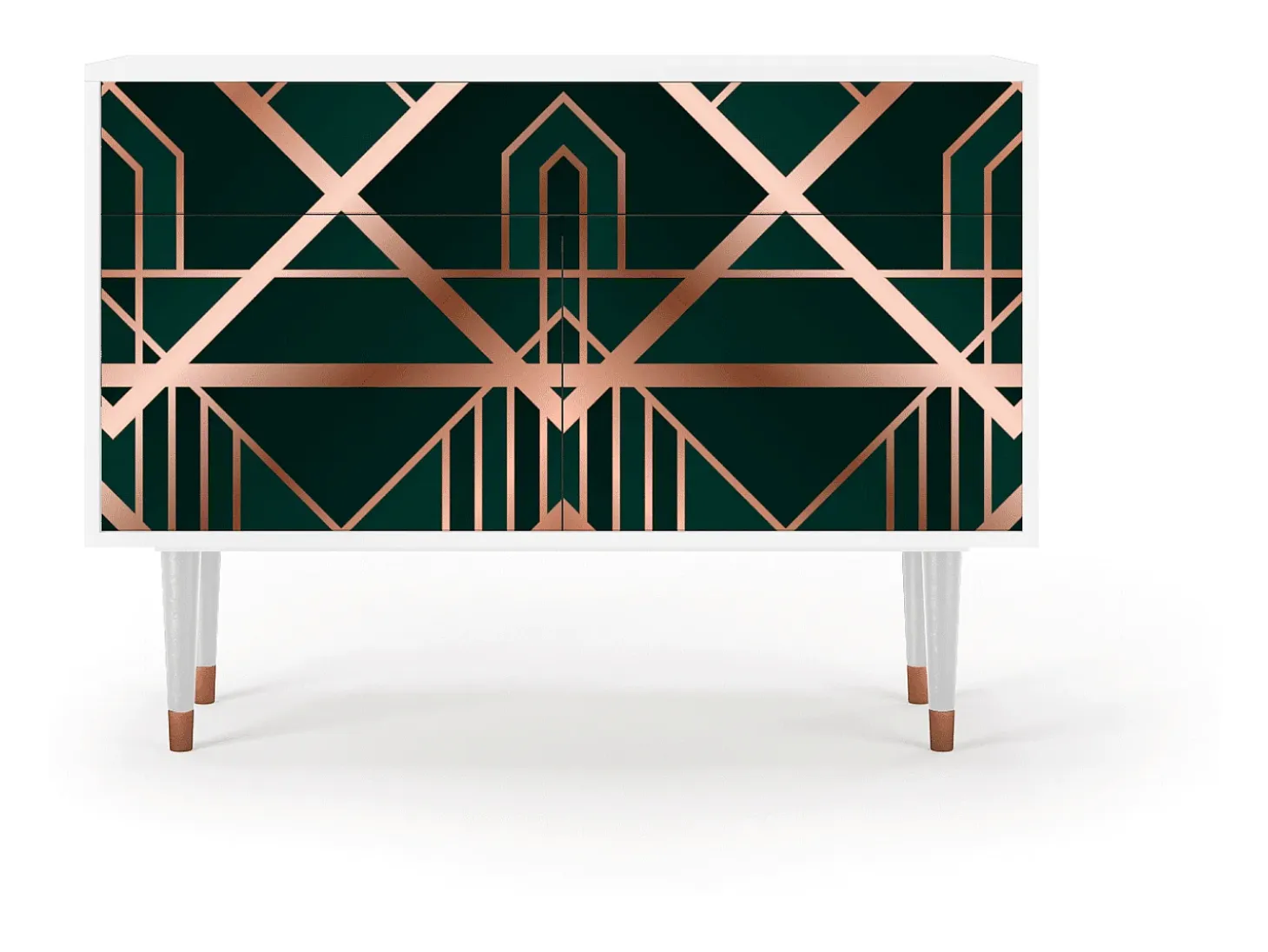 Aparador - 115x85x48 cm - BS4 - Emerald Gatsby, Blanco