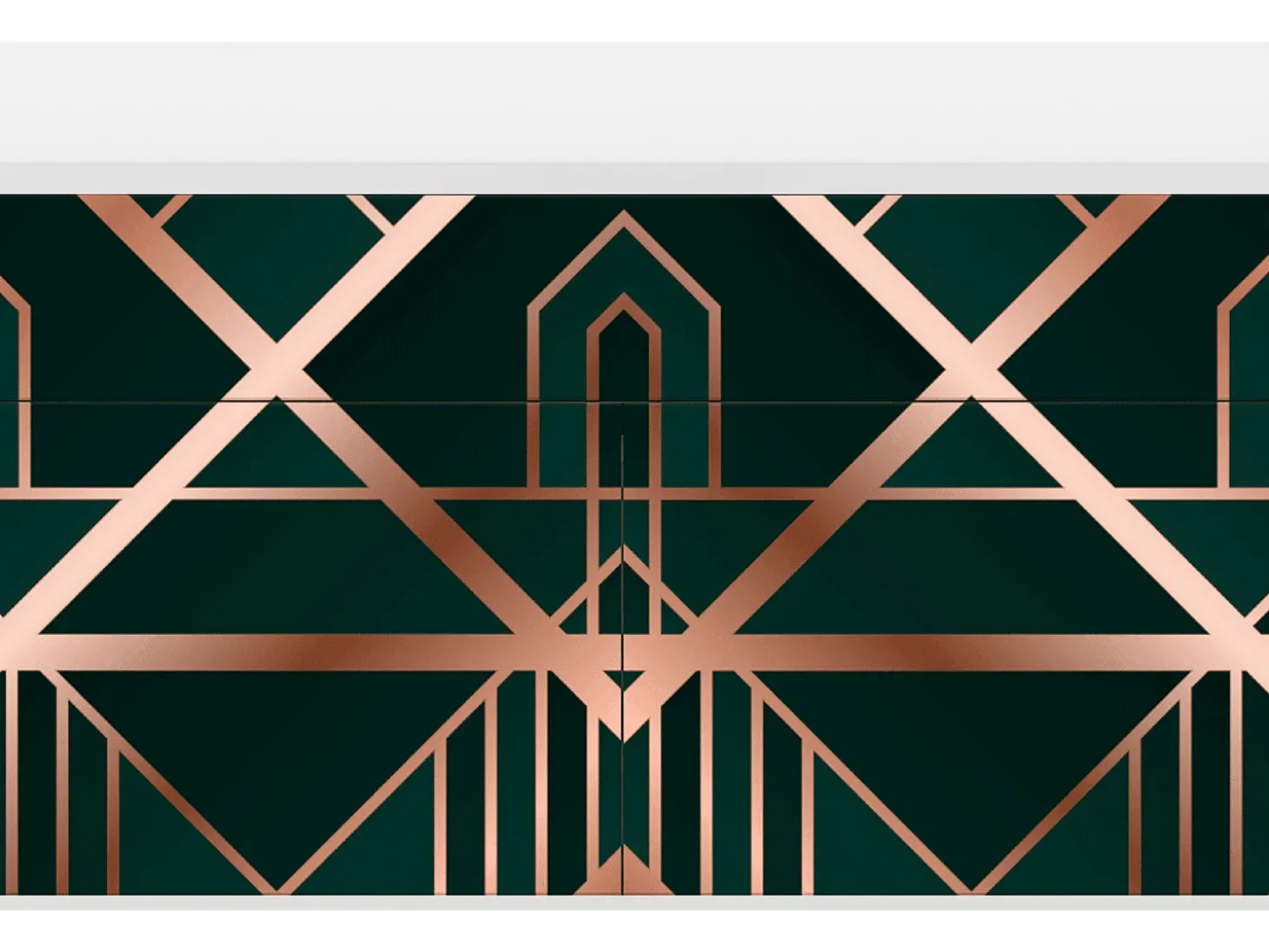 Aparador - 115x85x48 cm - BS4 - Emerald Gatsby, Blanco