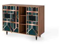 Aparador - 125x98x48 cm - BS2 - Emerald Metro, Nogal