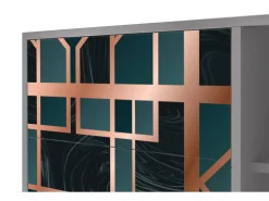 Aparador - 125x98x48 cm - BS2 - Emerald Metro, Gris
