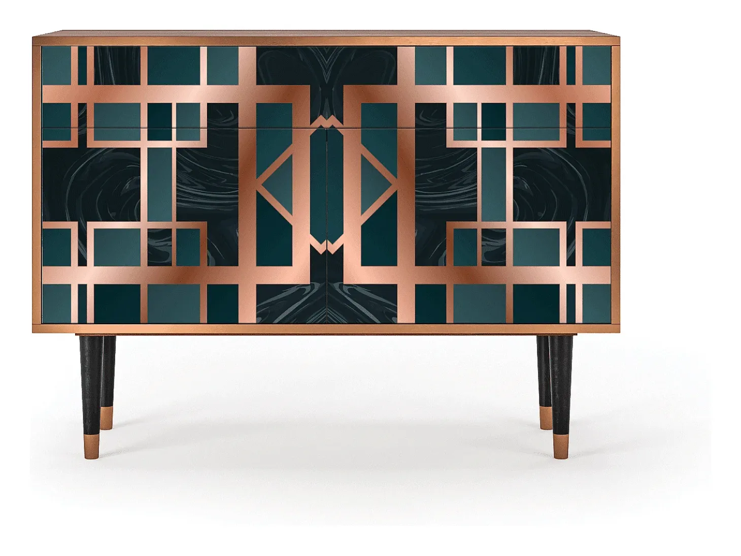 Aparador - 115x85x48 cm - BS4 - Emerald Metro, Nogal
