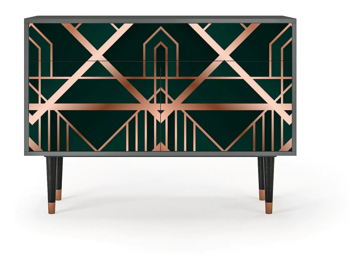 Aparador - 115x85x48 cm - BS4 - Emerald Gatsby, Antracita