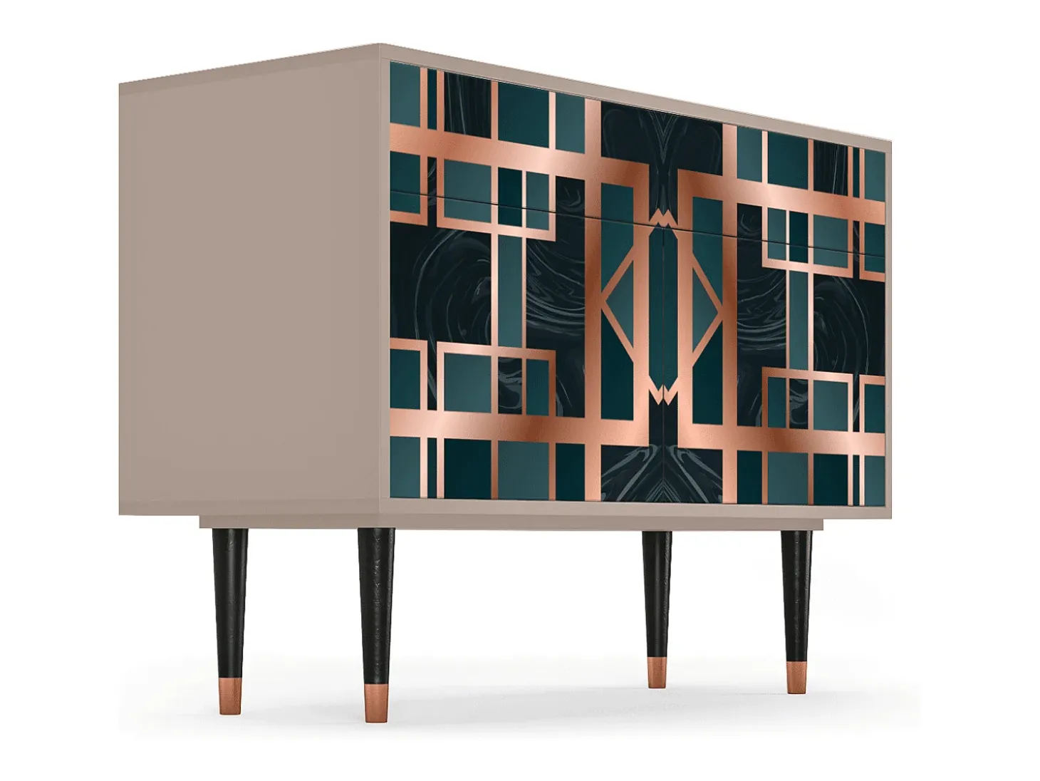Aparador - 115x85x48 cm - BS4 - Emerald Metro, Latte