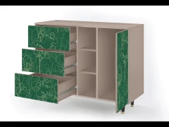 Aparador - 125x98x48 cm - BS2 - Emerald Forest, Latte