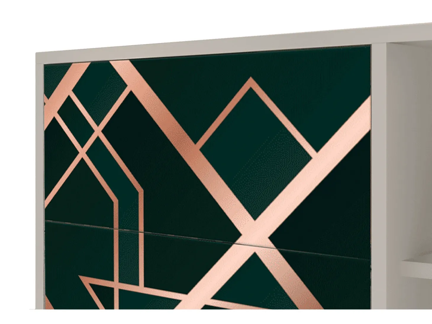 Aparador - 125x98x48 cm - BS2 - Emerald Gatsby, Arena