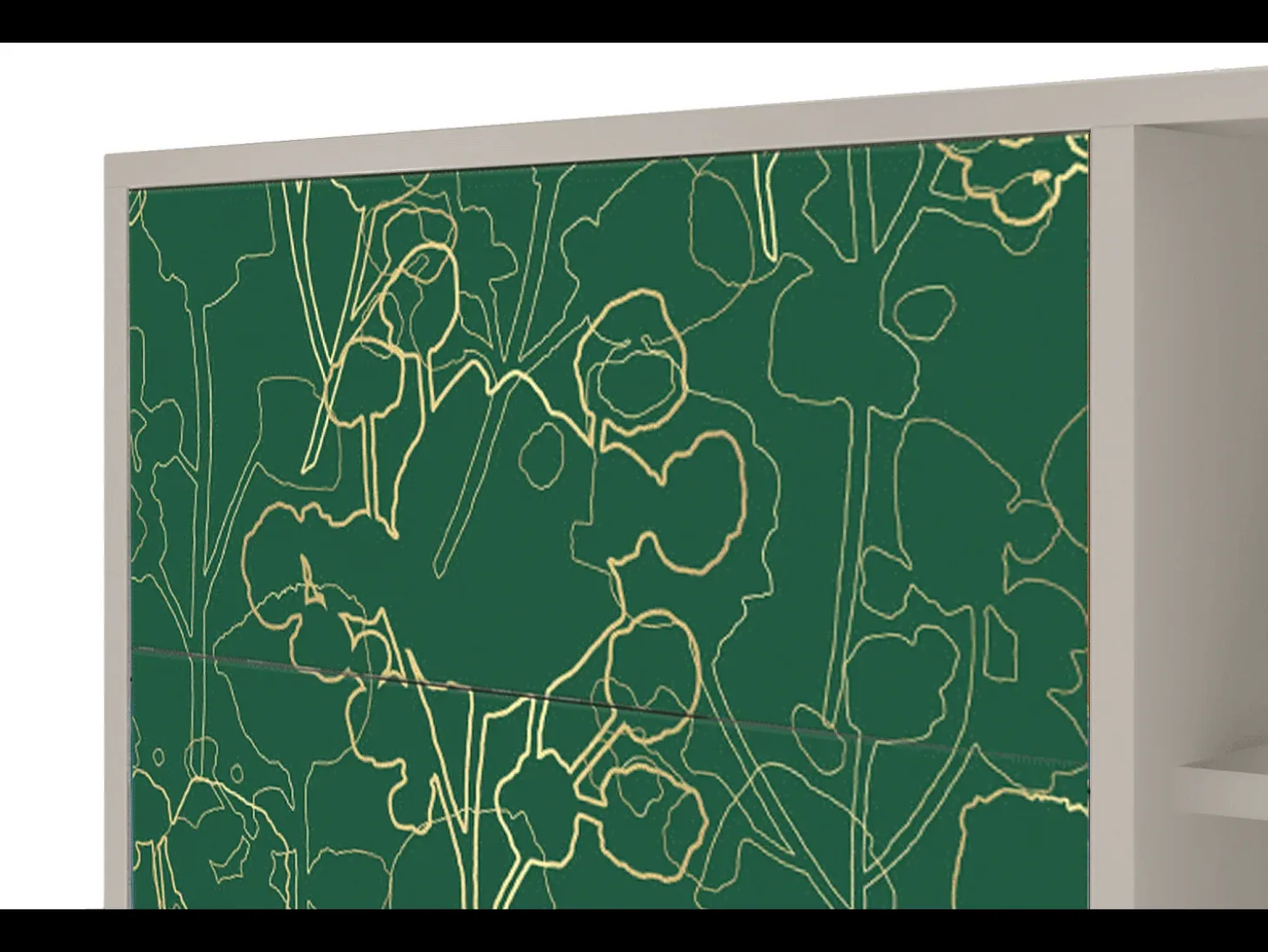 Aparador - 125x98x48 cm - BS2 - Emerald Forest, Arena