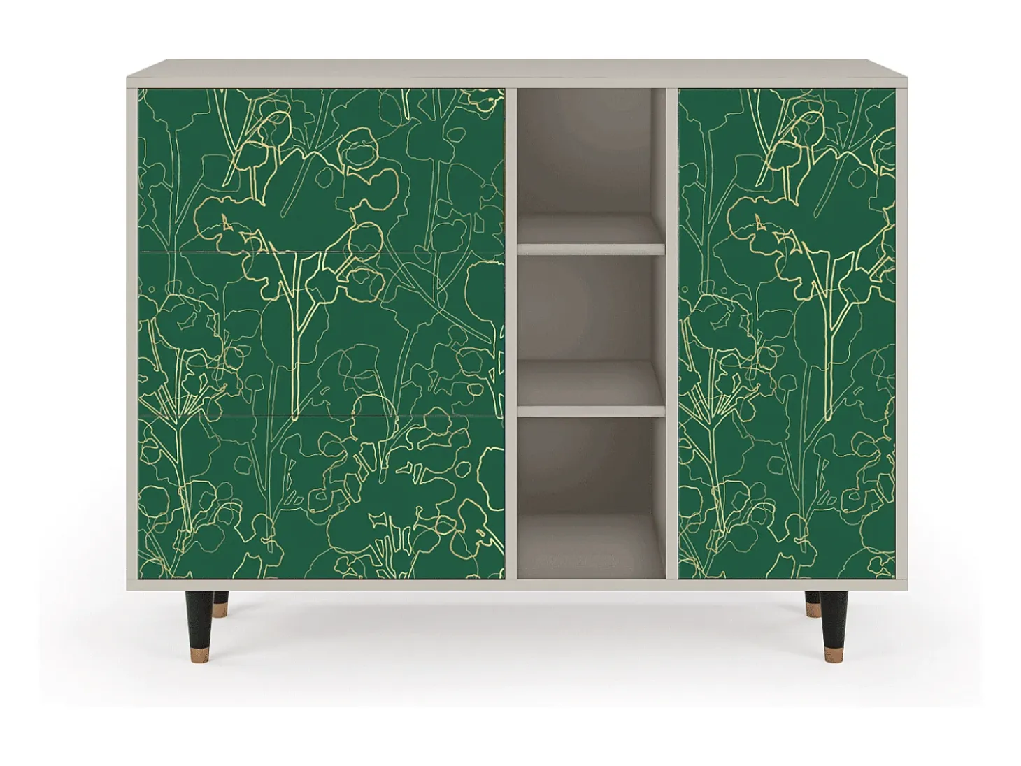 Aparador - 125x98x48 cm - BS2 - Emerald Forest, Arena