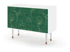 Aparador - 115x85x48 cm - BS4 - Emerald Forest, Blanco