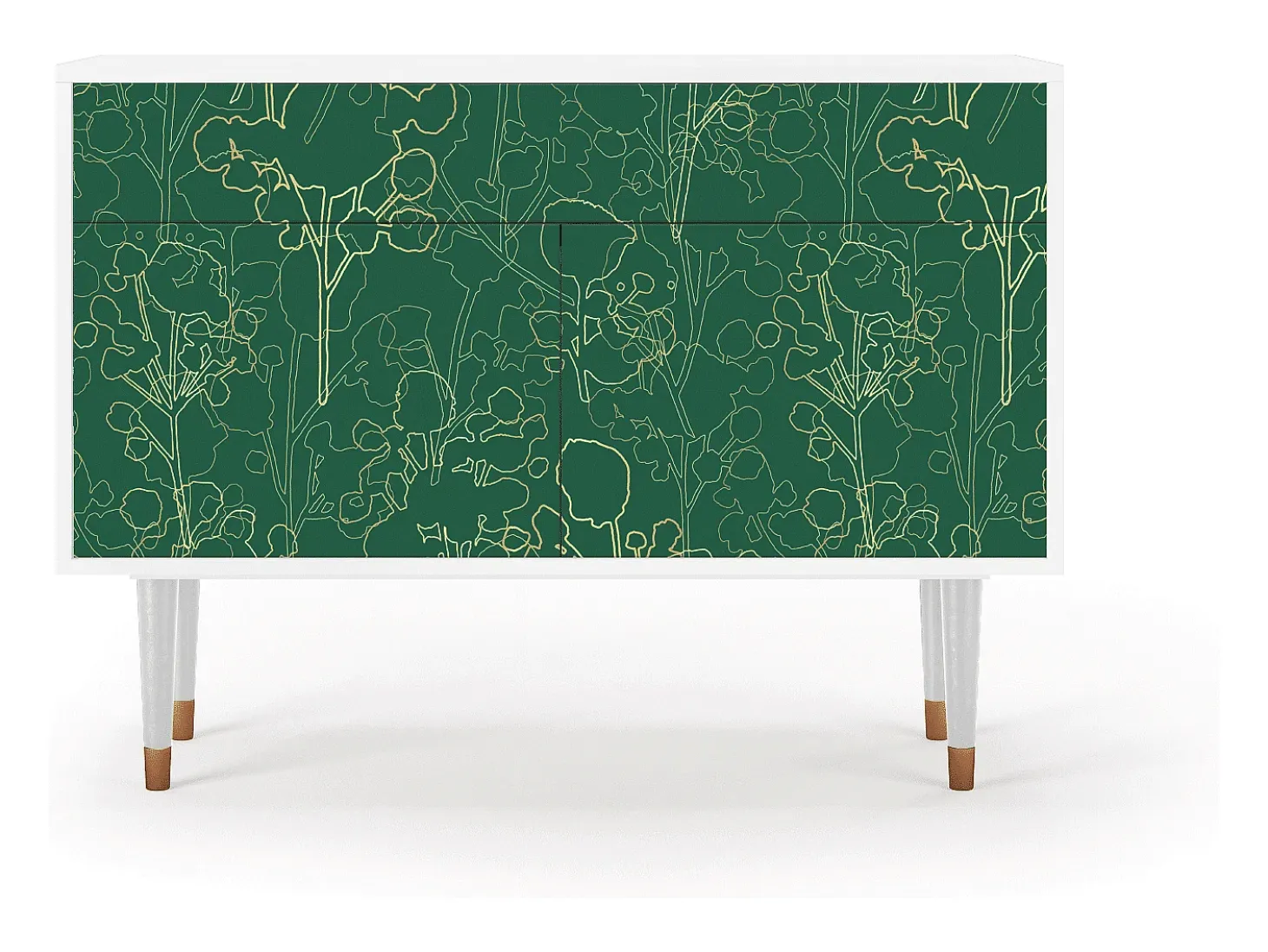 Aparador - 115x85x48 cm - BS4 - Emerald Forest, Blanco