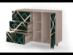 Aparador - 125x98x48 cm - BS2 - Emerald Gatsby, Latte