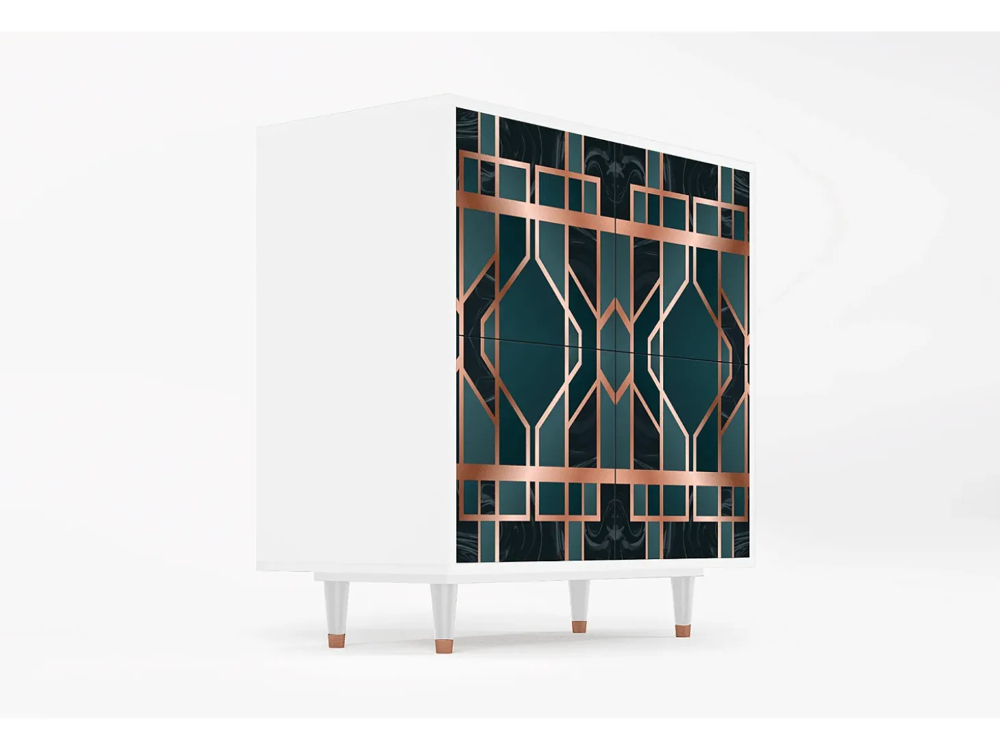 Aparador - 94x96x48 cm - BS3 - Emerald Metro, Blanco