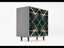 Aparador - 94x96x48 cm - BS3 - Emerald Gatsby, Gris