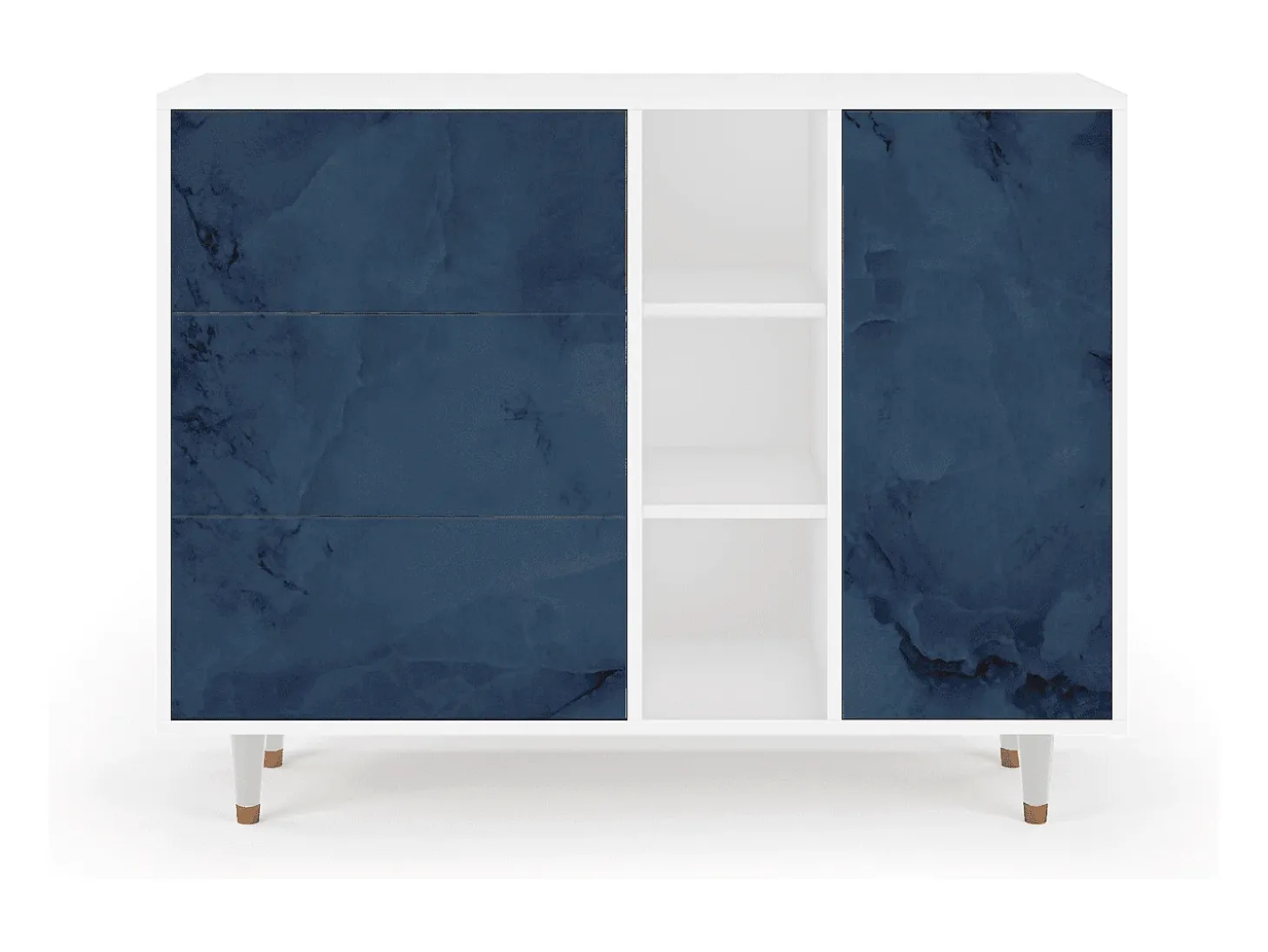 Aparador - 125x98x48 cm - BS2 - Endless Galaxi, Blanco