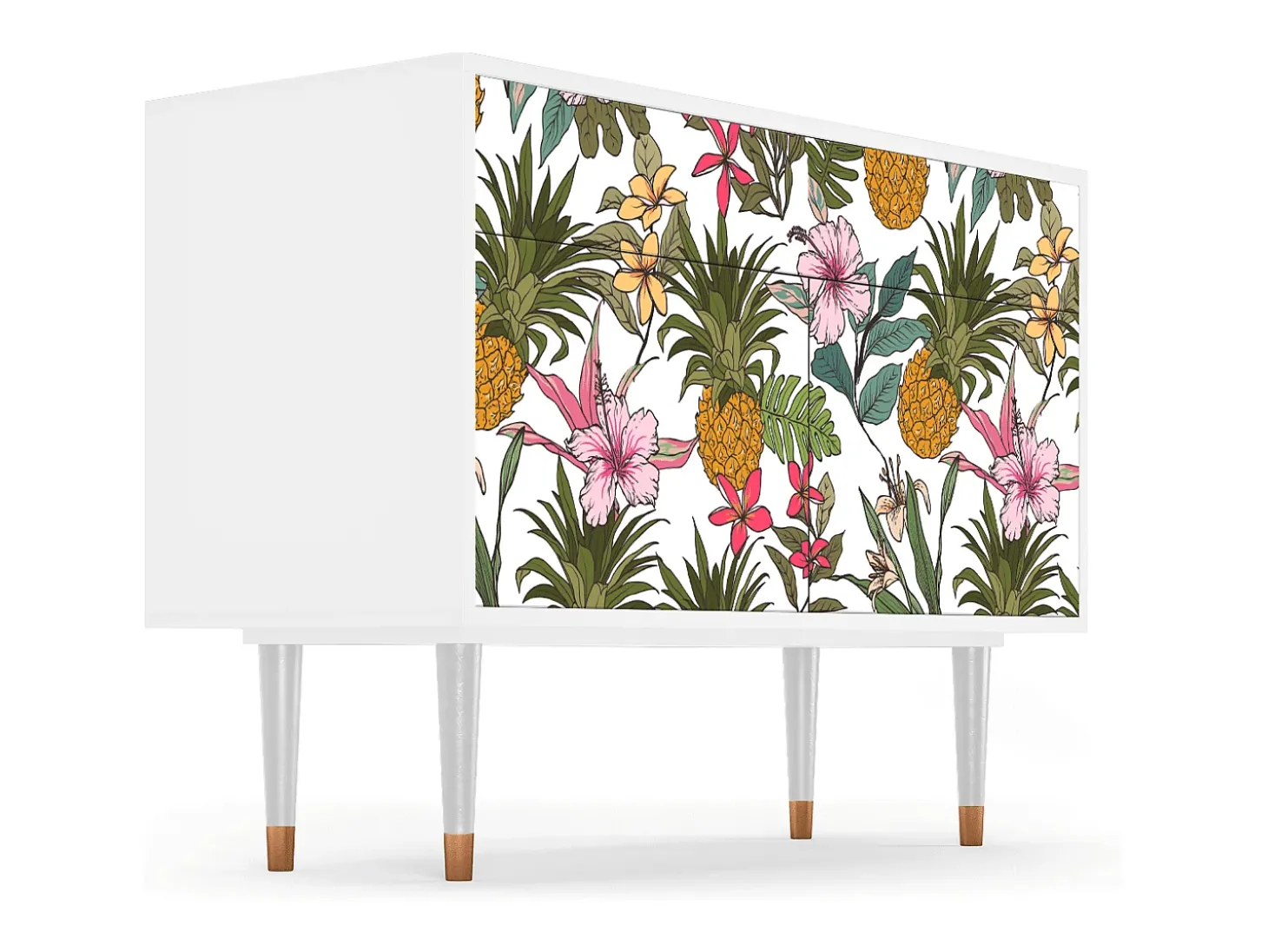 Aparador - 115x85x48 cm - BS4 - Estival Fruit, Blanco