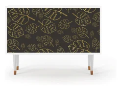 Aparador - 115x85x48 cm - BS4 - Fall Of The Leaves, Blanco