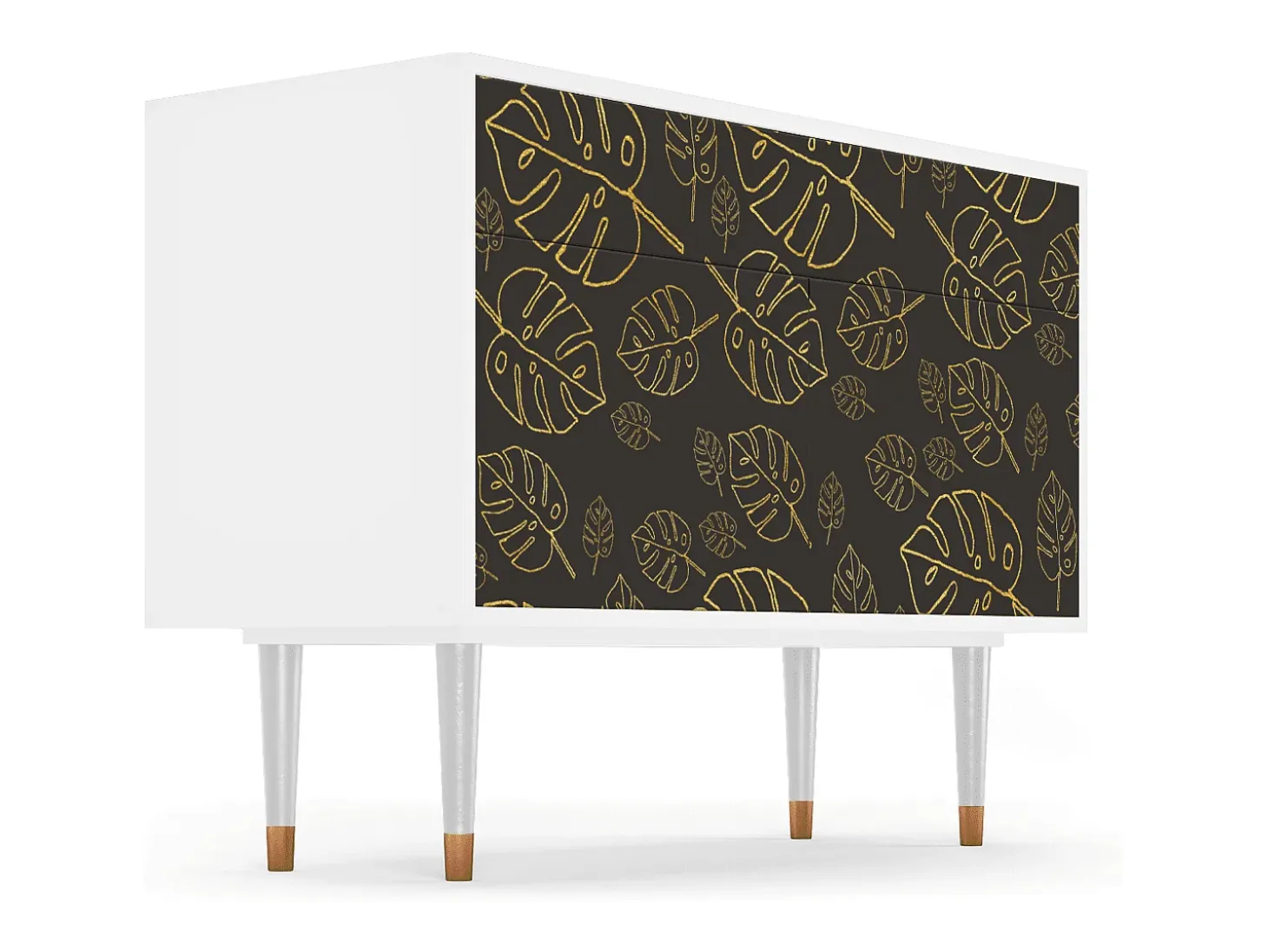 Aparador - 115x85x48 cm - BS4 - Fall Of The Leaves, Blanco