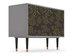 Aparador - 115x85x48 cm - BS4 - Fall Of The Leaves, Gris