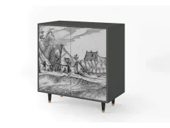 Aparador - 94x96x48 cm - BS3 - Farms in a Village, Antracita