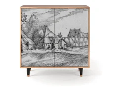 Aparador - 94x96x48 cm - BS3 - Farms in a Village, Nogal