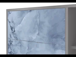 Aparador - 125x98x48 cm - BS2 - Feather Ice, Gris