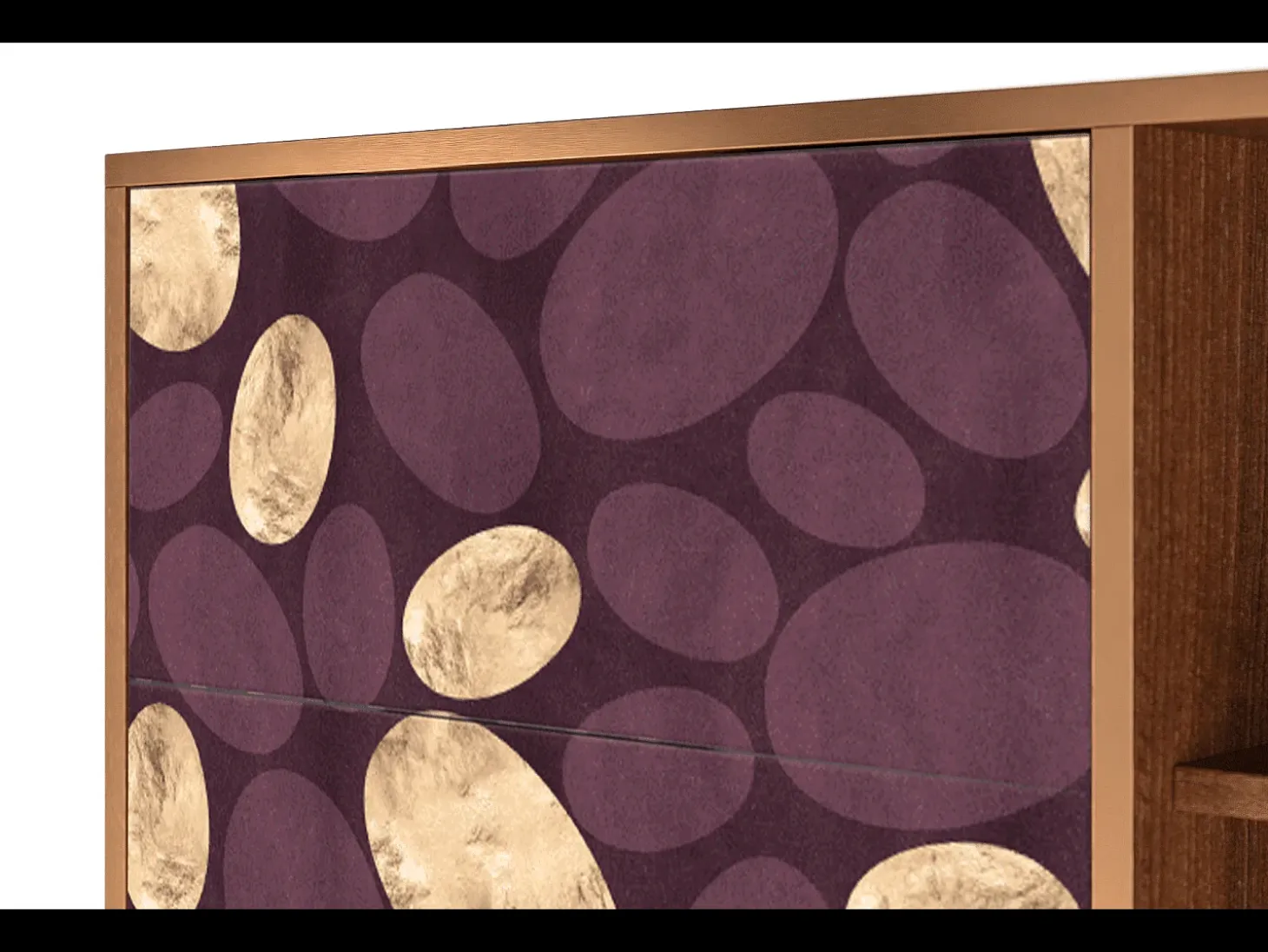 Aparador - 125x98x48 cm - BS2 - Fine Wine, Nogal