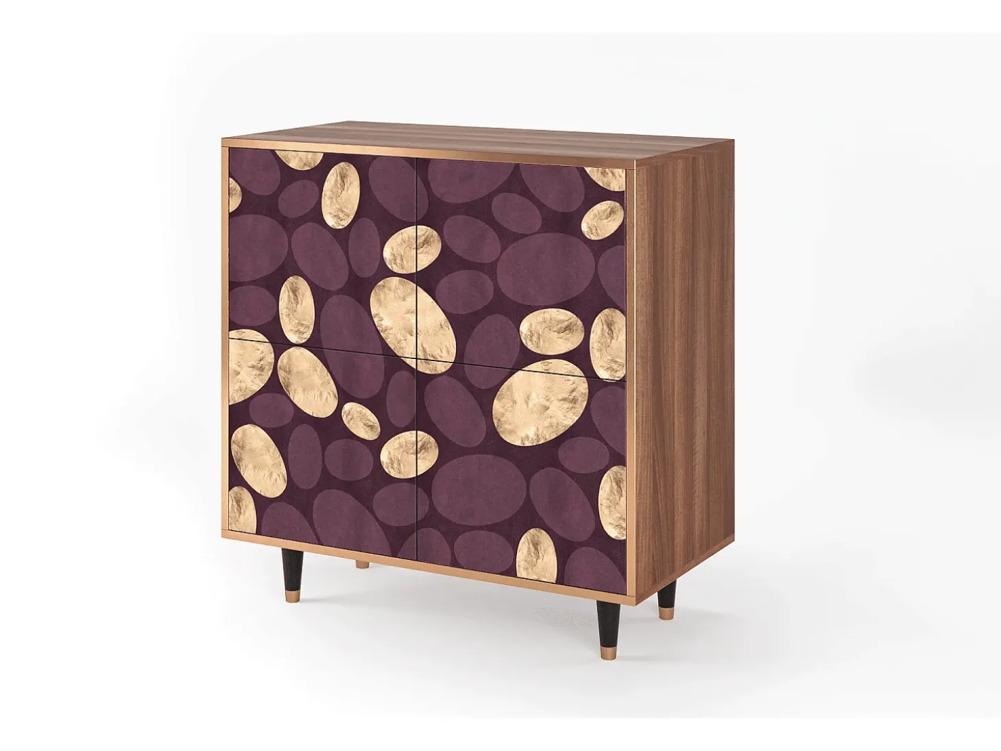 Aparador - 94x96x48 cm - BS3 - Fine Wine, Nogal