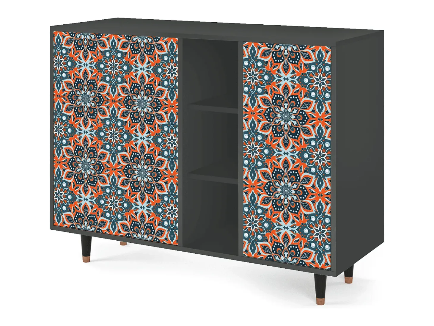 Aparador - 125x98x48 cm - BS2 - Fire Beetle, Antracita