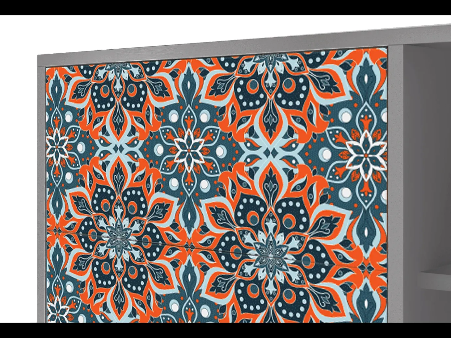 Aparador - 125x98x48 cm - BS2 - Fire Beetle, Gris
