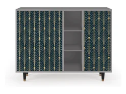 Aparador - 125x98x48 cm - BS2 - Flower of the Nile, Gris