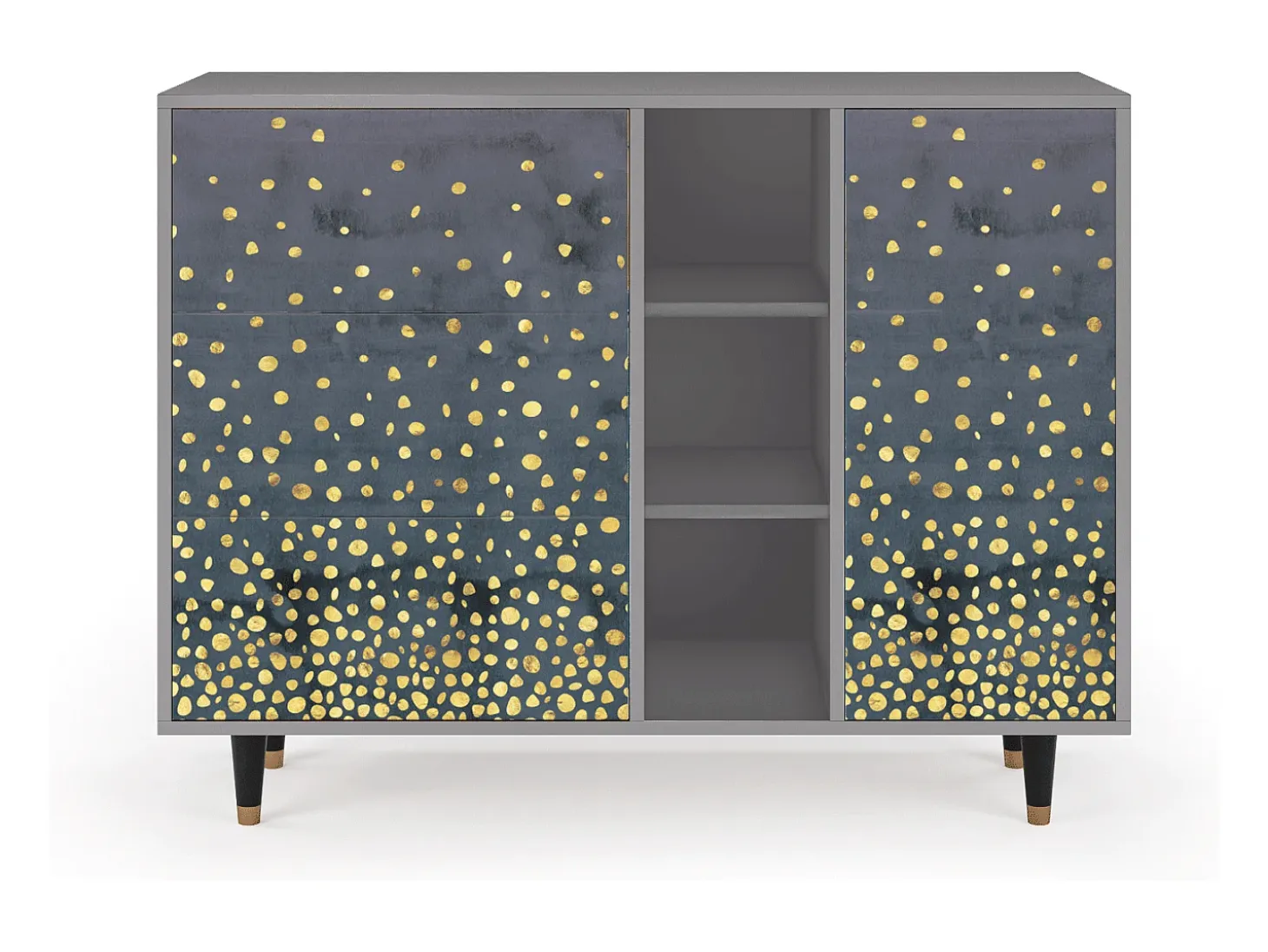 Aparador - 125x98x48 cm - BS2 - Foggy Lights, Gris