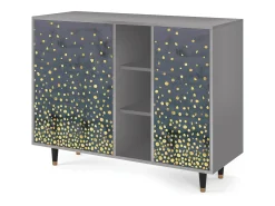 Aparador - 125x98x48 cm - BS2 - Foggy Lights, Gris