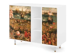Aparador - 125x98x48 cm - BS2 - Garden of Delights , Blanco