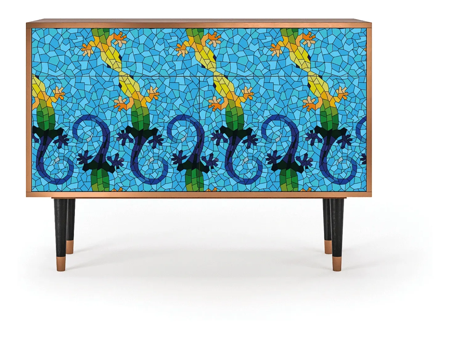Aparador - 115x85x48 cm - BS4 - Gaudi's Lizard, Nogal