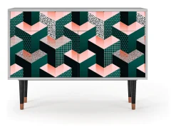 Aparador - 115x85x48 cm - BS4 - Geometric Madness, Gris