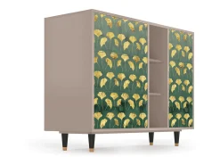 Aparador - 125x98x48 cm - BS2 - Gingko leaves, Latte