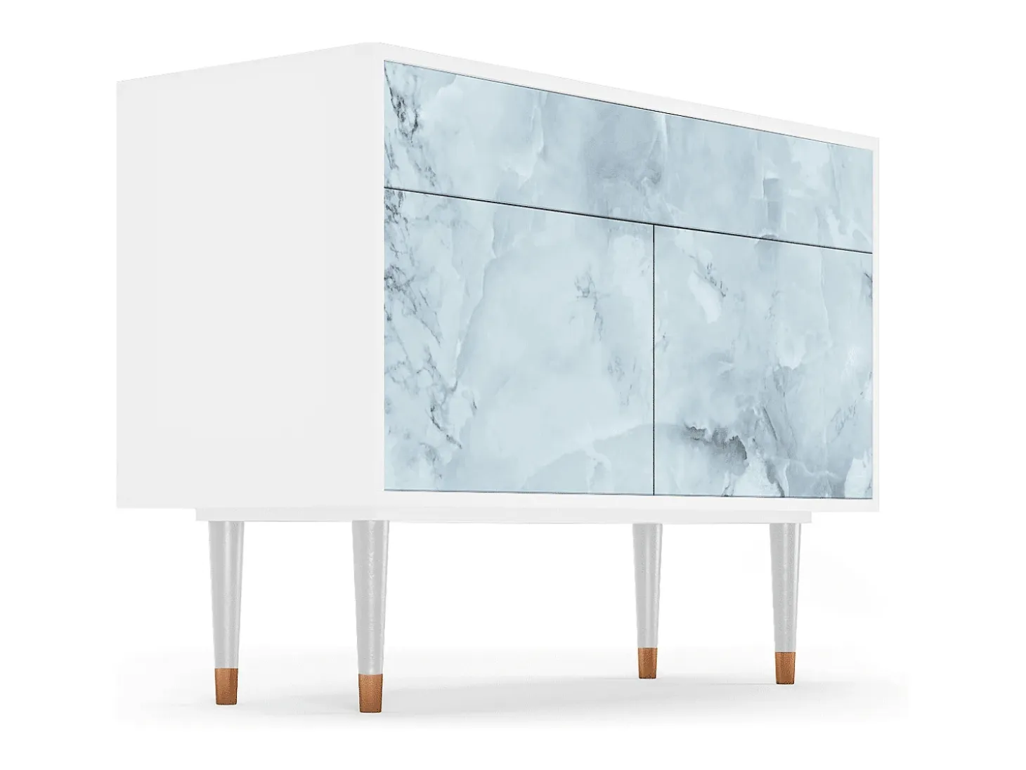 Aparador - 115x85x48 cm - BS4 - Glacial Colour, Blanco