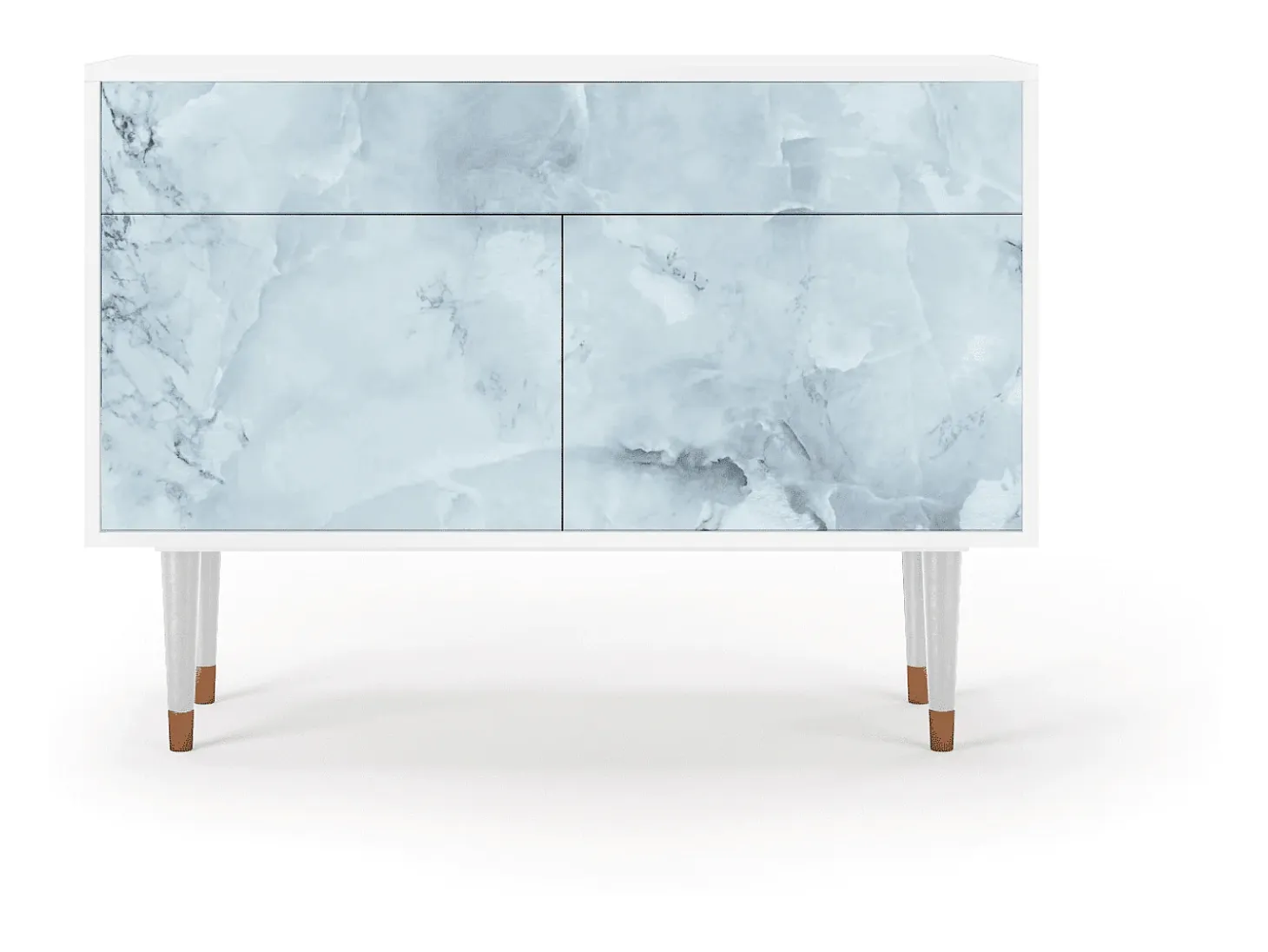 Aparador - 115x85x48 cm - BS4 - Glacial Colour, Blanco