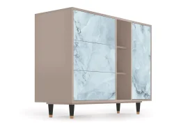 Aparador - 125x98x48 cm - BS2 - Glacial Colour, Latte