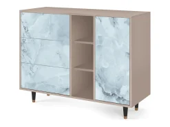 Aparador - 125x98x48 cm - BS2 - Glacial Colour, Latte