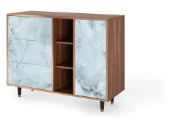 Aparador - 125x98x48 cm - BS2 - Glacial Colour, Nogal